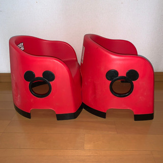 【ディズニー】座椅子2個セット♪〜プラスチック制の画像