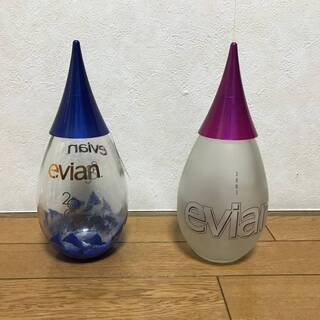 ★限定品★ エビアン イヤーボトル 記念ボトル　1L 2本組　e...