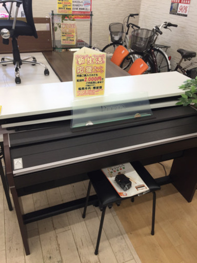 5/31  【人気の電子ピアノ入荷?】CASIO PRIVIA 電子ピアノ  こげ茶  ブラウン  椅子付き スマートデザイン  解説