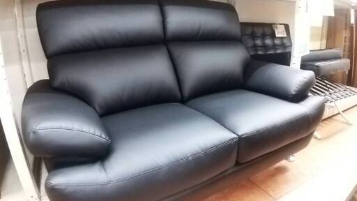 美品★ ニトリ Ｎシールド ソファ Nitori 2Pソファ 合皮　レザーソファ ハイバック