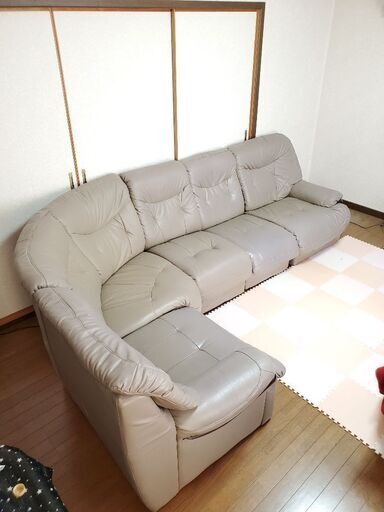 L字ソファー(5P)自由に組み合わせできる