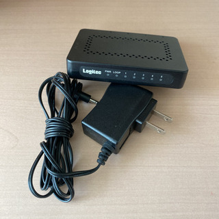 中古Logitec LAN-GSW08/PHB