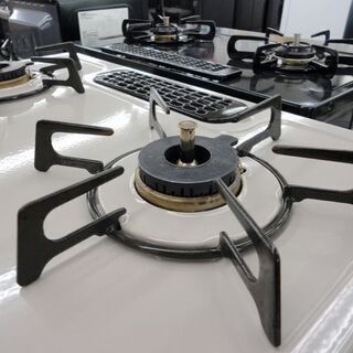 LPガス ガステーブル 2017年製 幅56cm リンナイ ガスコンロ 左強火 水