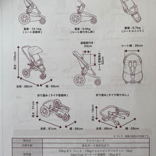 ＊値下げしました！【定価約20万円の高級ベビーカー Quinny moodd】を破格値段で！