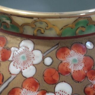 梅図沈香壷 肥前国 古赤絵窯 白龍作【愛品倶楽部柏店の画像
