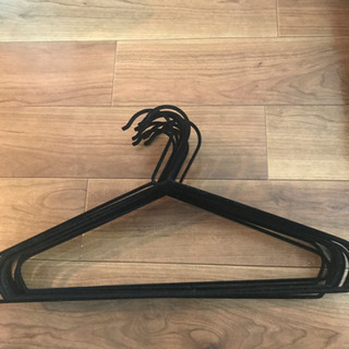 IKEA黒ハンガー12本セットの画像