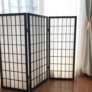 和モダンパーテーション/白黒/美品/間仕切り