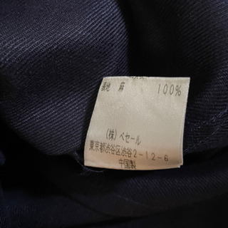 美品！Vessel 紺七分袖麻ジャケット11の画像