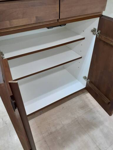 ?お買い得品?今村家具 2面レンジボード 食器棚