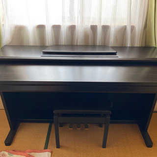 【0円】椅子付き 電子ピアノ  【ジャンク品】の画像