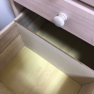 処分します。美品 ワゴン 学習机 引き出し サイドテーブルの画像