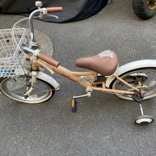 幼児用自転車　コロ付き