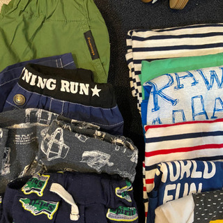 130cm 夏服 半袖半ズボンの画像