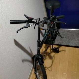 【交渉完了　折りたたみ自転車】8,500円　16インチ　新車に近...