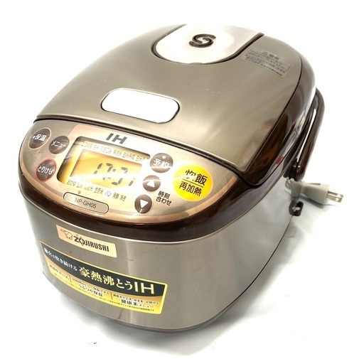 ZOJIRUSHI/象印 炊飯器 NP-GH05 3合炊き 2018年製 IH