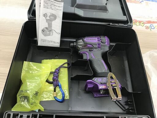 【引取限定】HIKOKI　WH36DA　インパクトドライバー限定色アクセサリー付き　未使用【うるま市田場】