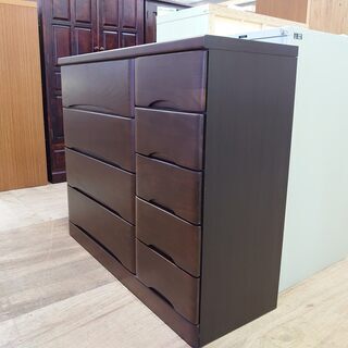 【愛品倶楽部柏店】サンコウ　2列ローチェスト　スカイ　120LC【店舗同時販売中】の画像