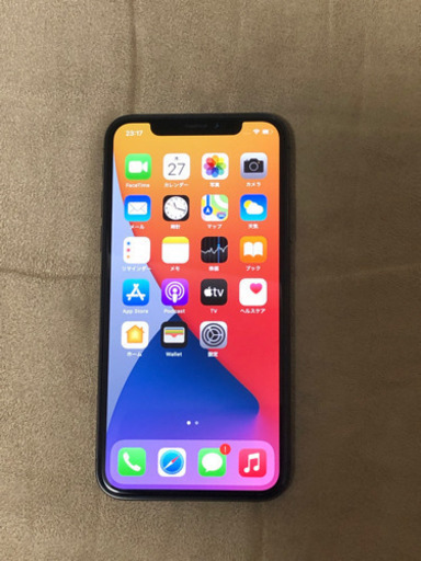 iPhone X 傷ほぼなし　スペースグレー　SIMフリー