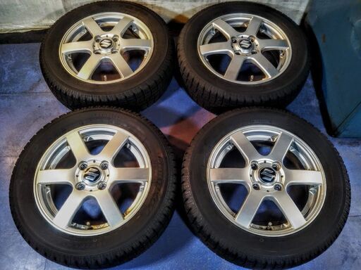 冬 ハスラー スズキ 14インチ【富山】スズキ純正アルミ仕様 165/65R14 日本製 トーヨー 中古(社外アルミホイール 非純正品）4本