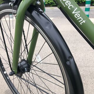 パンクしないクロスバイク（Tannusエアレスタイヤ）27インチの画像