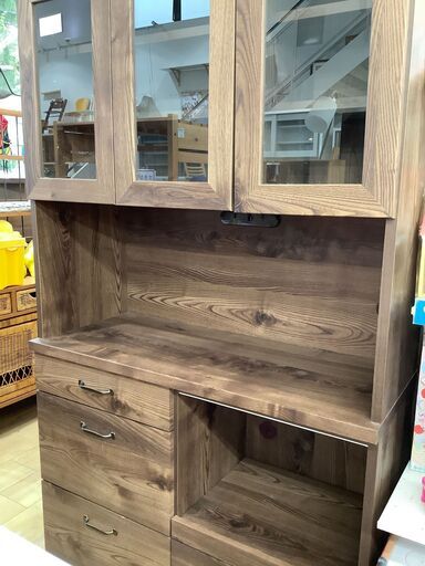 【トレファク花小金井店】サンウッディレンジボード/三枚扉レンジボード/ 中古家具/ 武蔵野市 小平市 小金井市 国分寺市 杉並区 買取 販売