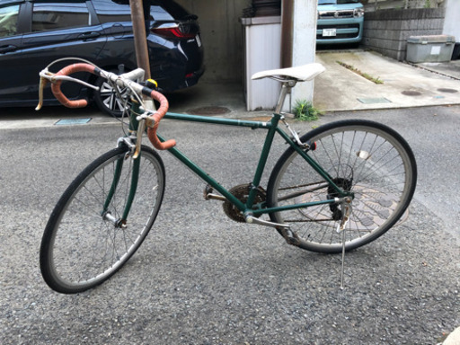 レトロなロードバイク　自転車　藤沢
