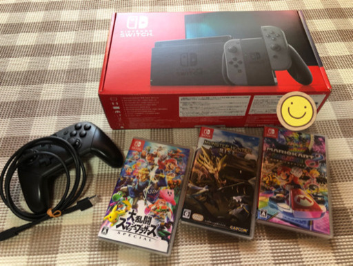 お話中★美品Nintendo Switch グレー　セット