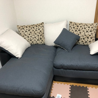 ニトリ　3人がけソファ　の画像