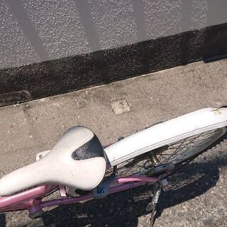 子供用～大人用自転車 女の子ピンク24インチ（現金払いOK）の画像