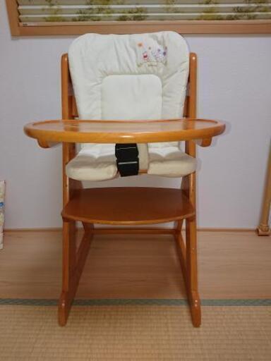 ベビーハイチェア 木製