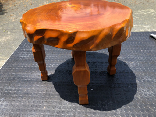 欅　値下げ‼︎センターテーブル サイドテーブル 机 一枚板 一点物 天然木