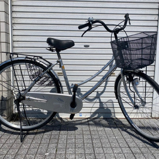 【中古自転車】26インチ変速なし　カゴ、ライト新品❗️若林自転車...