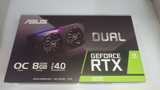 ASUS DUAL-RTX3070-O8G 新品・未開封品