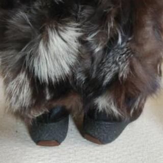 ハラコ　ファー　ムーンブーツ　オスカーの画像