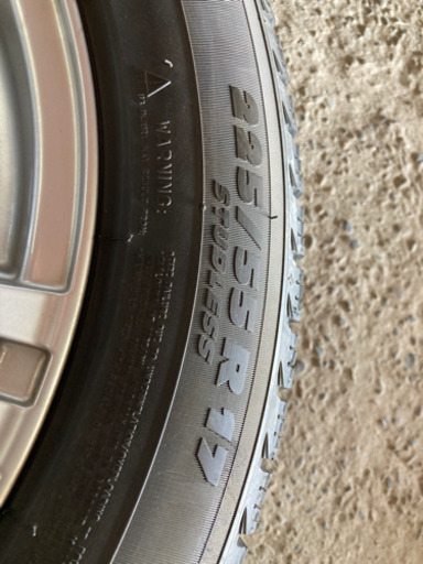 ?225/55R17 4分目スタッドレス&ホイールセット