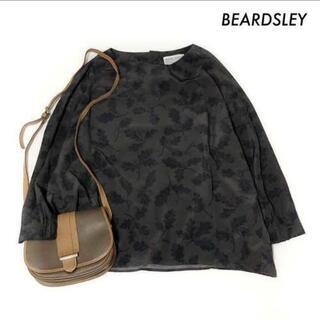 BEARDSEY ビアズリー 花柄 長袖ブラウス 後ろボタントップス