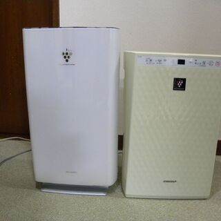 SHARP空気清浄機2台差し上げます。
