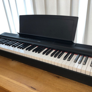 ヤマハ YAMAHA 電子ピアノ Pシリーズ 73鍵盤 ブラック P-121Bの画像