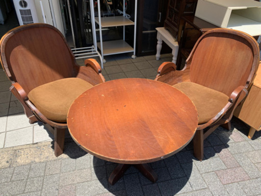 【注目商品】タルアンティークテーブル・チェアセット