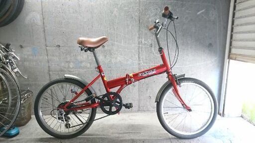 折りたたみ自転車中古 CONVENI 外装6段変速 タイヤ20インチ