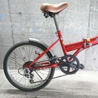折りたたみ自転車中古 CONVENI 外装6段変速 タイヤ20インチ