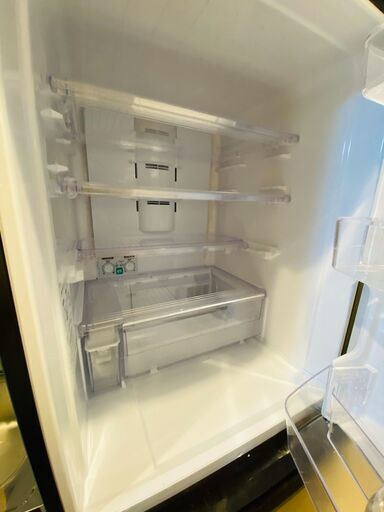 【送料込み】美品！シャープ 350L 3ドア冷蔵庫 ブラウン系（ダークブラウン）SHARP プラズマクラスター搭載 どっちもドア SJ-PW35B-T