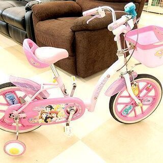 札幌市/清田区 アイデス 16インチ 子供用自転車 ディズニープ...