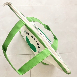 【ネット決済・配送】かわいい　トートバッグ　エコバッグ　グリーン　ダカラ　ハンドバッグ　ショルダーバッグ　小サイズ　便利　地球に優しい　小 Cute tote eco bag green DAKARA handbag shoulder bag medium size convenient の画像