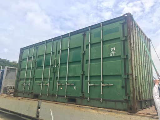 横開き　中古20ft コンテナ　現状