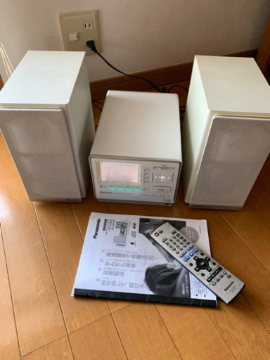 中古パナソニックHDDコンポSCーSX400取説、リモコン付
