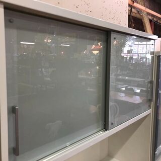 【愛品館市原店】松田家具 スライド扉キッチンボード 【管理IKB007041-104】