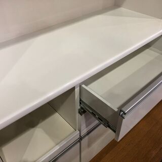 【愛品館市原店】松田家具 スライド扉キッチンボード 【管理IKB007041-104】