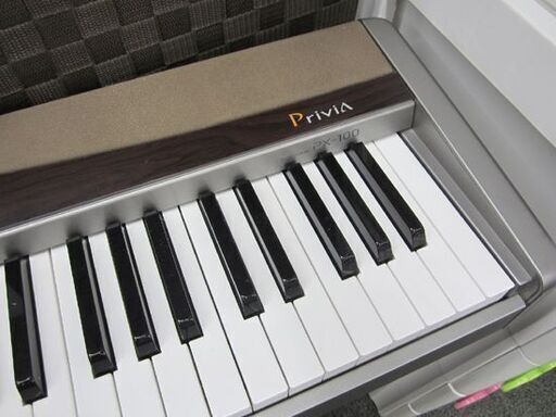 カシオ☆電子ピアノ PRIVIA/プリヴィア　PX-100　88鍵盤　椅子/スタンド付き  CASIO 場所を取らないコンパクト キー
