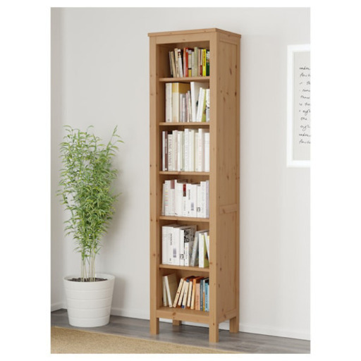 IKEA イケア　HEMNES ヘムネス 本棚　収納　ラック　ライトブラウン　49x37×198 cm  定価 ¥ 16,990